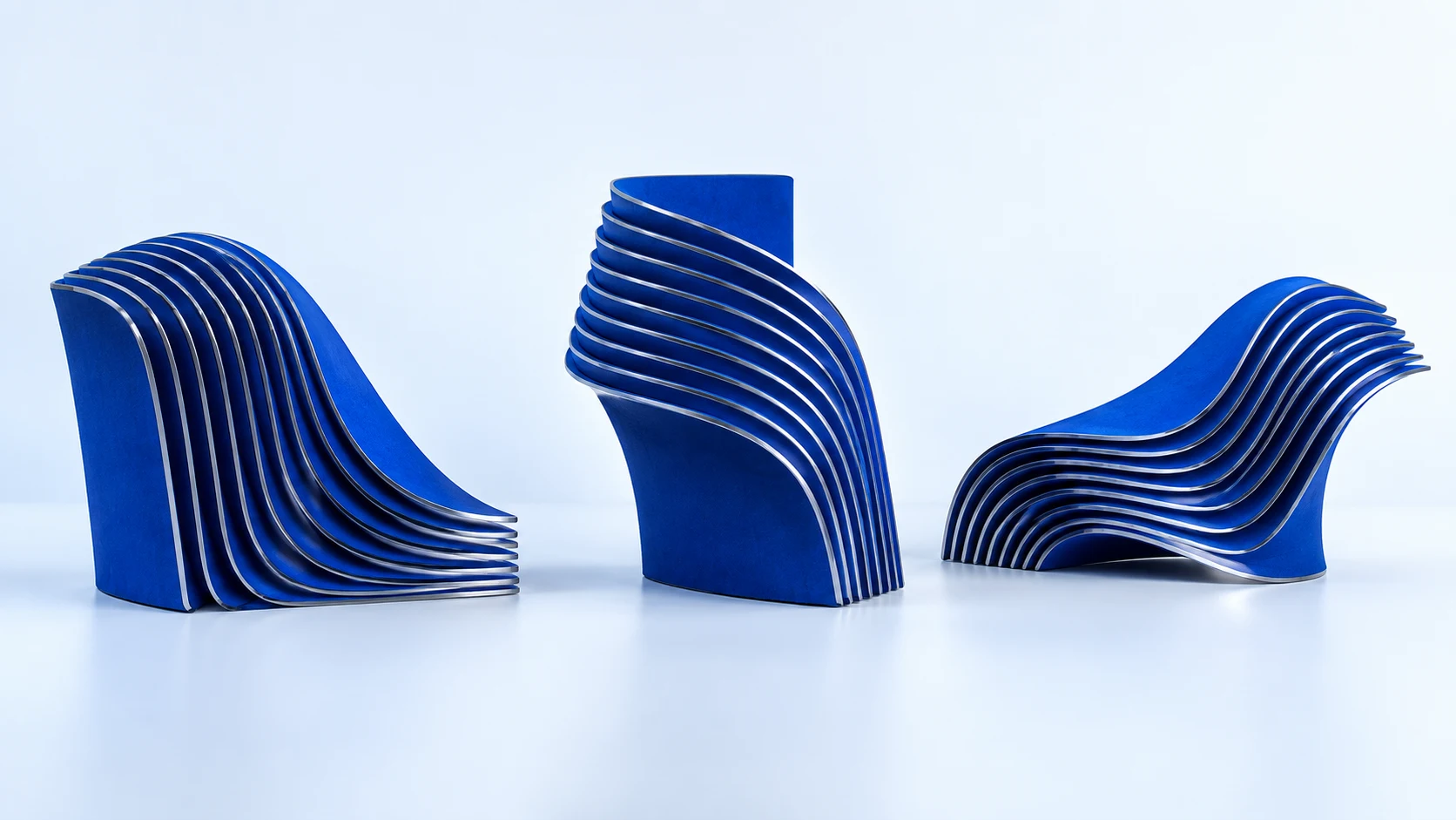 Three distinct structures built from the same precise cobalt layers